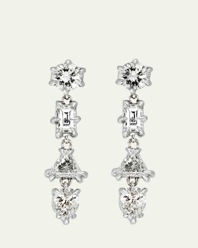 Cosmic Confetti Multishape Dangle Earrings